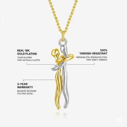 🔥60%off TODAY!丨Oneswear® Forever Embrace Necklace – A Symbol of Love & Connection--Gift Box Packaging🎁