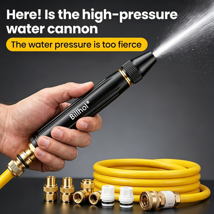 💥 Last Day! Lowest Price — limited time offer!！Billhol® 🏆Home high-pressure car wash water gun , a must-have for watering plants and vegetables, and car washing.👍💦