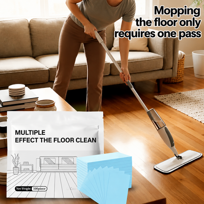 🍀IEY® 100 Piece Floor Cleaning Tablets Multi-Surface Antibacterial Cleaner for Hardwood, Tile & Laminate