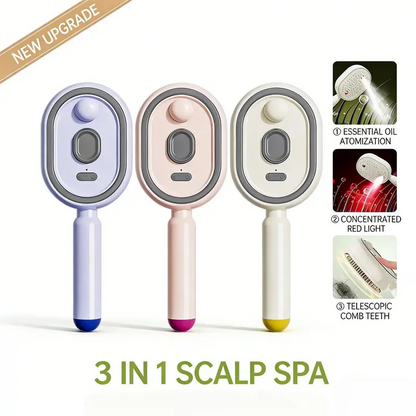 SVOZK®3-in-1 Electric Mist Detangling Brush for Frizz & Scalp Massage