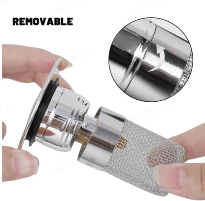 🔥Last Day Promotion 59% OFF🔥REBYIPO® Stainless Steel Floor Drain Filter 丨🎁🎁Catches hair and debris to prevent clogs.
