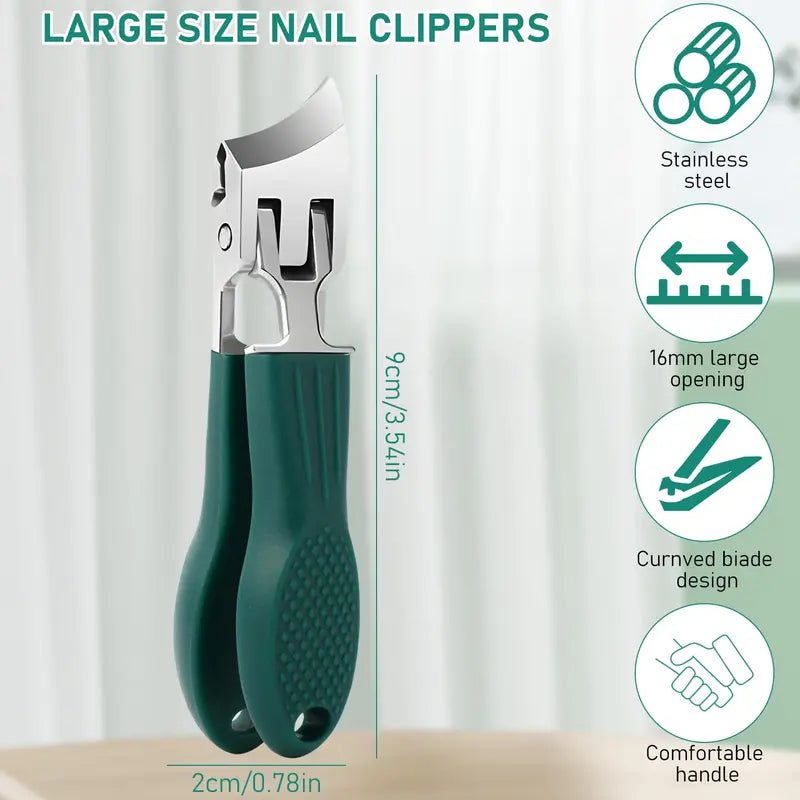 50%OFF |  Eagle Beak Beveled Nail Clippers | Arthritis-Friendly & Thick Nail Relief 🦅