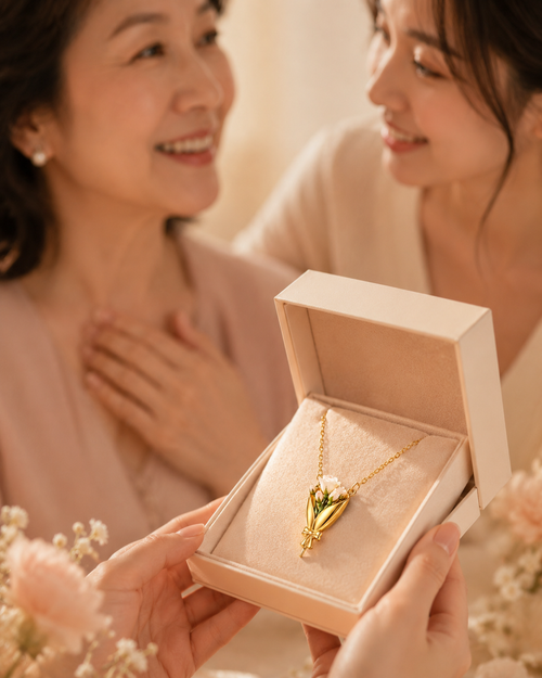 CZTICLE® Blooming Flower Bouquet Necklace – A Gift That Never Fades