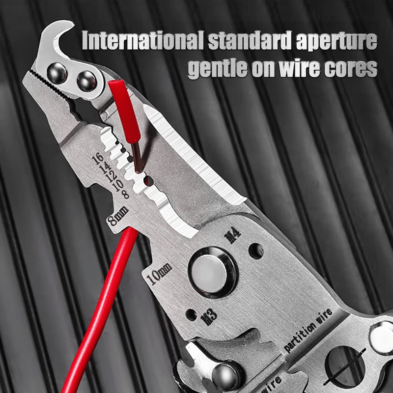 💥New Upgrade💥Multifunctional Folding Wire Stripper-Professional Electrician Tool