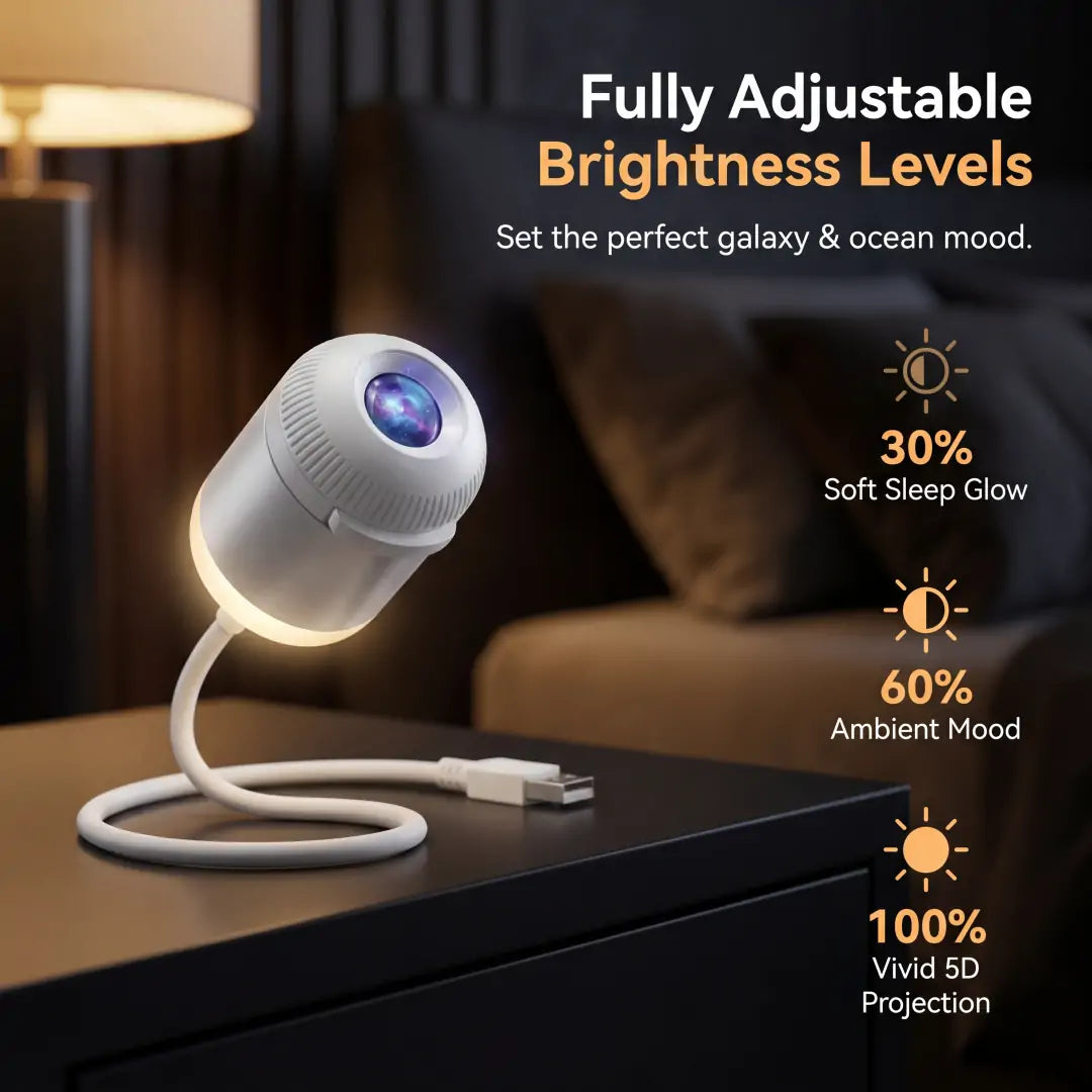 🍀 REBYIPO® Night Light Projector - Smart Holographic Star Projector