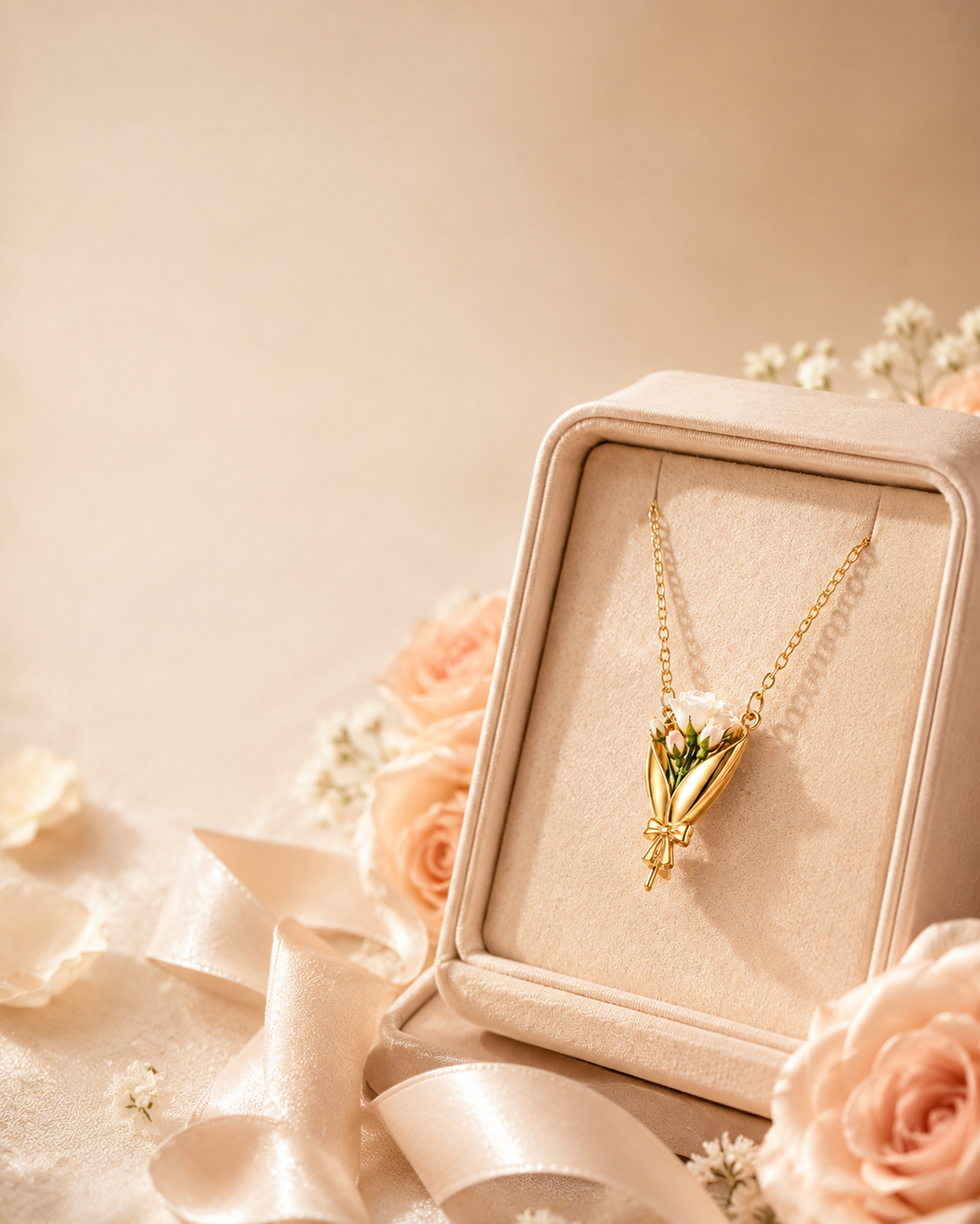 CZTICLE® Blooming Flower Bouquet Necklace – A Gift That Never Fades
