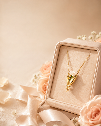 CZTICLE® Blooming Flower Bouquet Necklace – A Gift That Never Fades