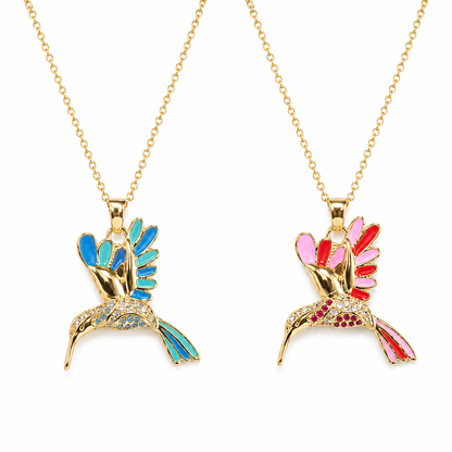 🍀 Final Day: 50% OFF!! | CZTICLE® 🦜 2026 All-New Upgrade 💥 Exquisite Diamond-Embellished Sunbird Necklace