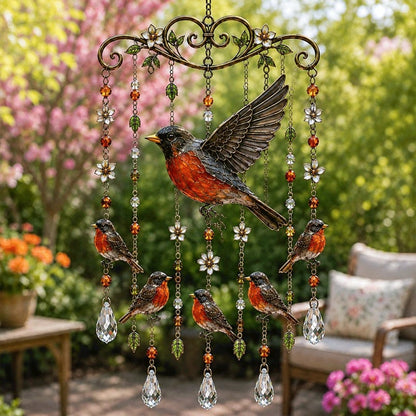 🔥Last Day 50% OFF - 🐦🎐Graceful Hummingbird Wind Chime, Bring Beauty, Peace To Your Garden🐦🎐
