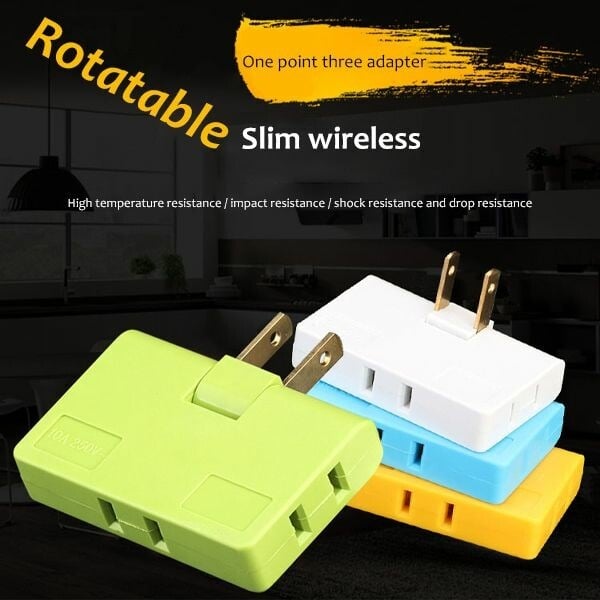 2025-180 Degrees Rotatable Socket Converter