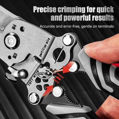💥New Upgrade💥Multifunctional Folding Wire Stripper-Professional Electrician Tool