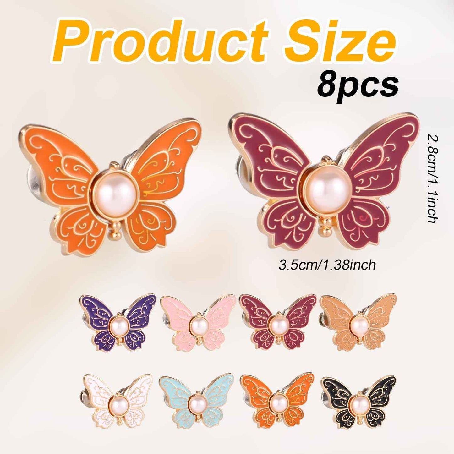 🍀Last Day 50% OFF🔥SVOZK® 8PCS Butterfly Waist Tighteners 🦋 Perfect Fit in Seconds — No Sewing Needed
