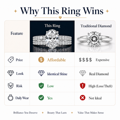 🔥 Today's Limited-Time Special — Oneswear® Double-Layer Diamond Ring💎