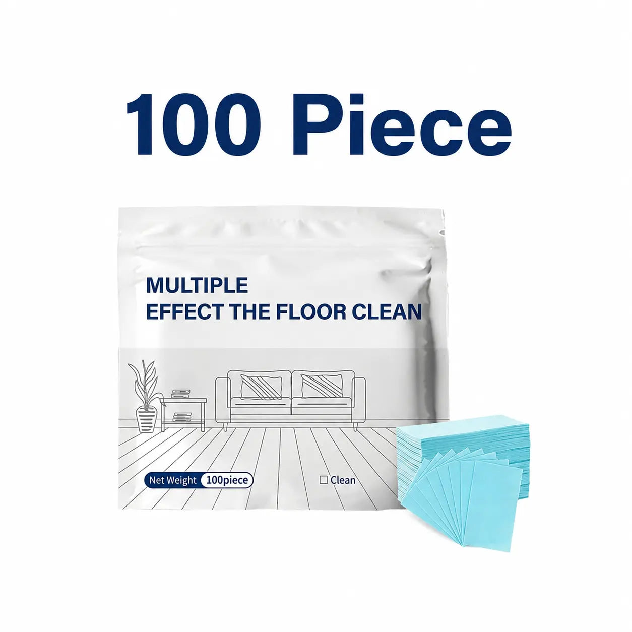 🍀IEY® 100 Piece Floor Cleaning Tablets Multi-Surface Antibacterial Cleaner for Hardwood, Tile & Laminate