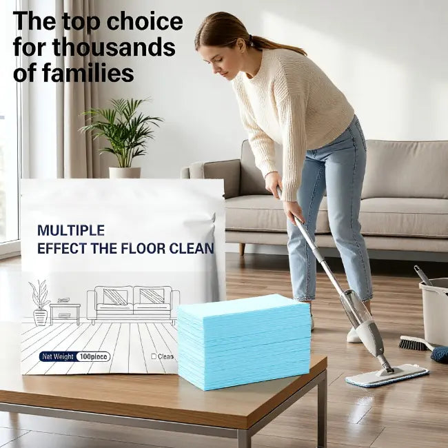 🍀IEY® 100 Piece Floor Cleaning Tablets Multi-Surface Antibacterial Cleaner for Hardwood, Tile & Laminate