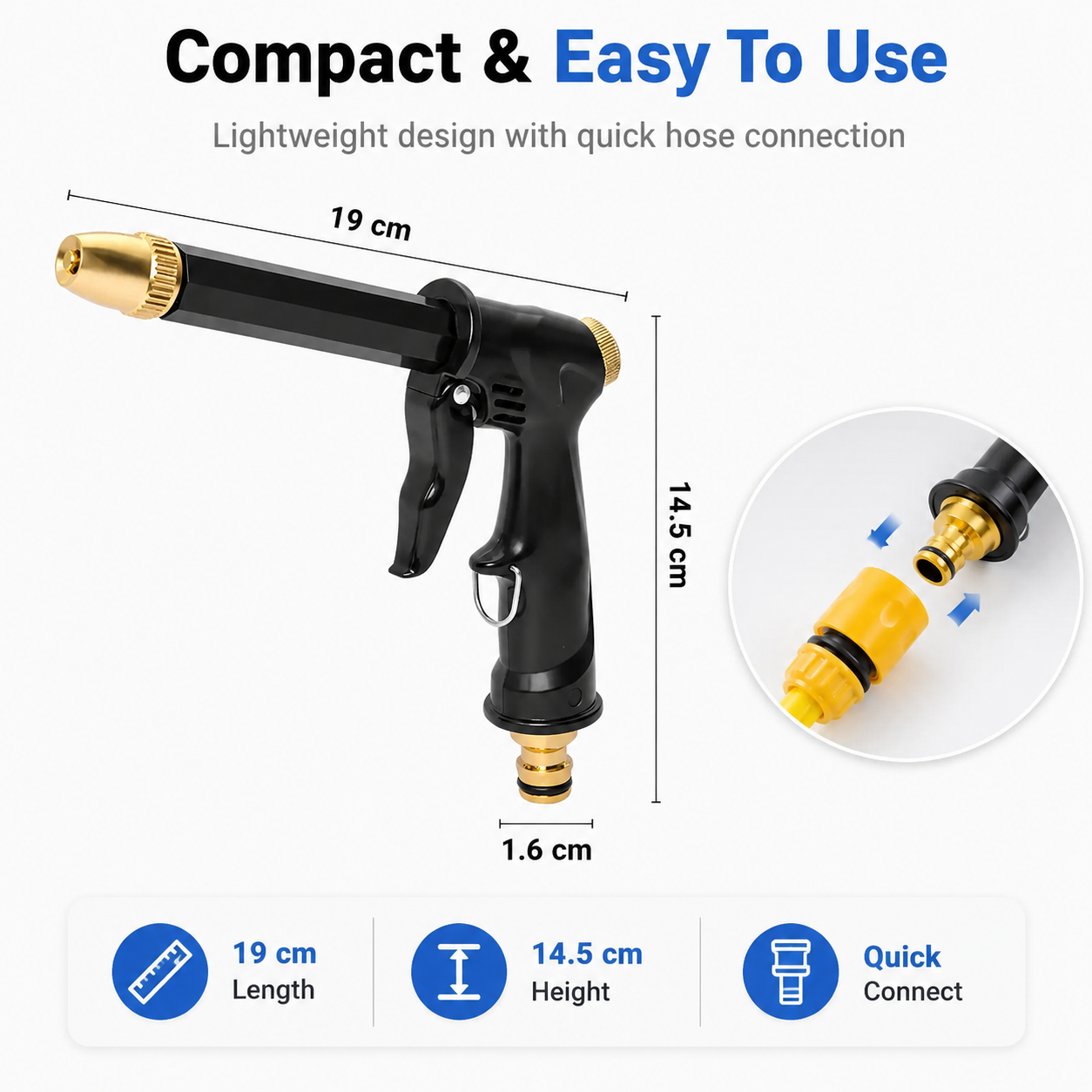 🔥55% OFF TODAY💦Billhol®  Premium High-Pressure Water Gun for Cars & Gardens