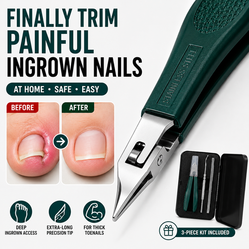 50%OFF |  Eagle Beak Beveled Nail Clippers | Arthritis-Friendly & Thick Nail Relief 🦅