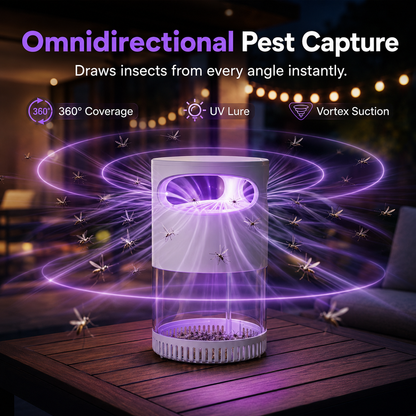 Billhol®🌙SAVE 50% NOW🔥Quiet UV Mosquito Trap – Chemical-Free & Safe for Kids & Pets🦟