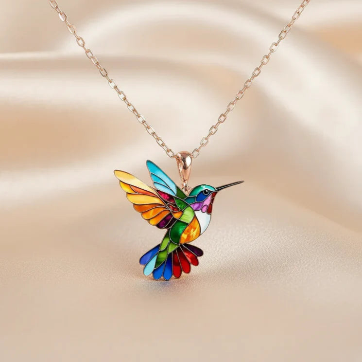 🦜2026 New Upgrade💥Beautiful Hummingbird Necklace with Bonus Earrings – Limited Time Offer