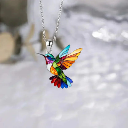 🦜2026 New Upgrade💥Beautiful Hummingbird Necklace with Bonus Earrings – Limited Time Offer