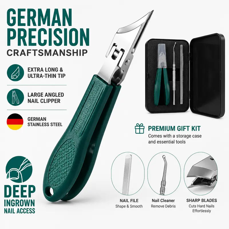 50%OFF |  Eagle Beak Beveled Nail Clippers | Arthritis-Friendly & Thick Nail Relief 🦅