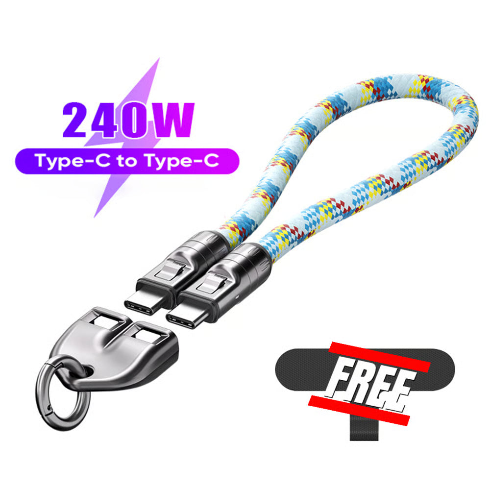 240W Charging Cable with Wearable Bracelet Design