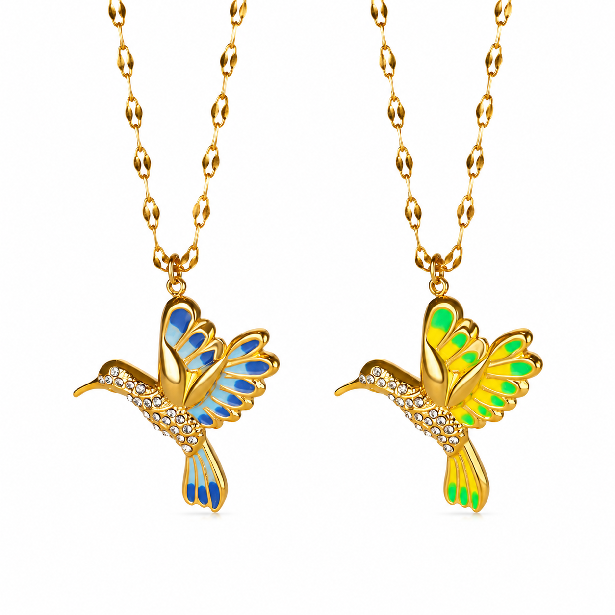 Ocean Blue + Lime Gold Set
