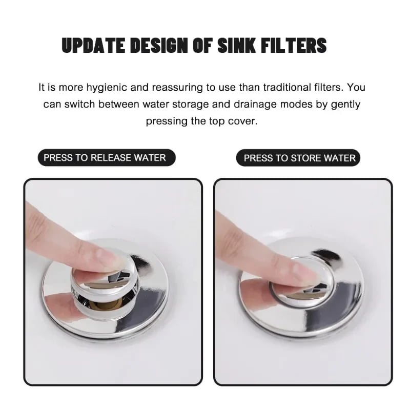 🔥Last Day Promotion 59% OFF🔥REBYIPO® Stainless Steel Floor Drain Filter 丨🎁🎁Catches hair and debris to prevent clogs.