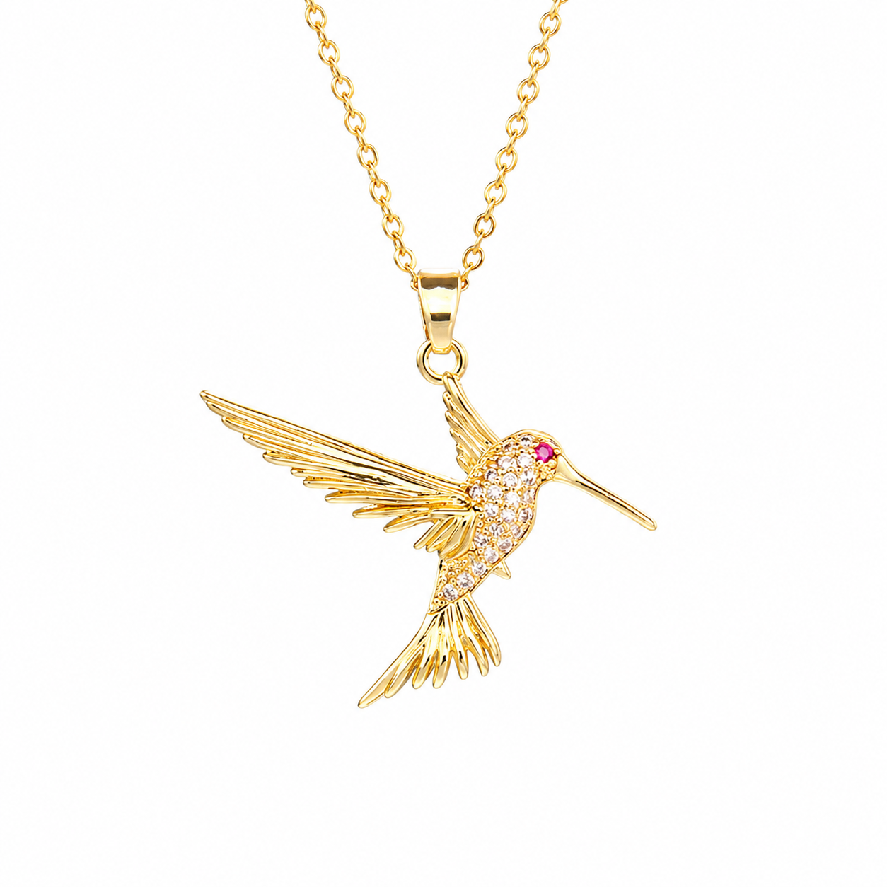 🍀 Final Day: 50% OFF!! | CZTICLE® 🦜 2026 All-New Upgrade 💥 Exquisite Diamond-Embellished Sunbird Necklace