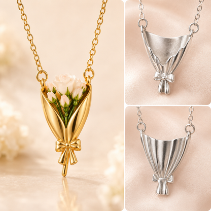 CZTICLE® Blooming Flower Bouquet Necklace – A Gift That Never Fades