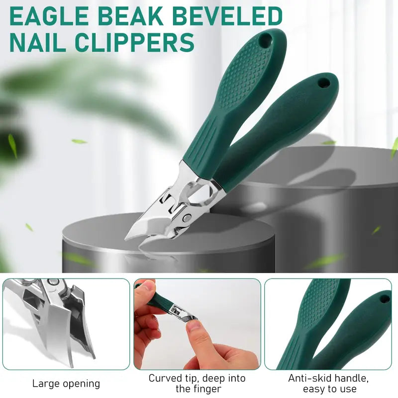 50%OFF |  Eagle Beak Beveled Nail Clippers | Arthritis-Friendly & Thick Nail Relief 🦅