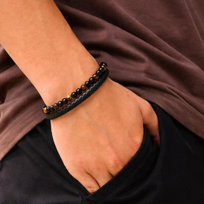 🍀LAST CHANCE: UP TO 45% OFF | Engraved Tiger Eye Son Bracelet