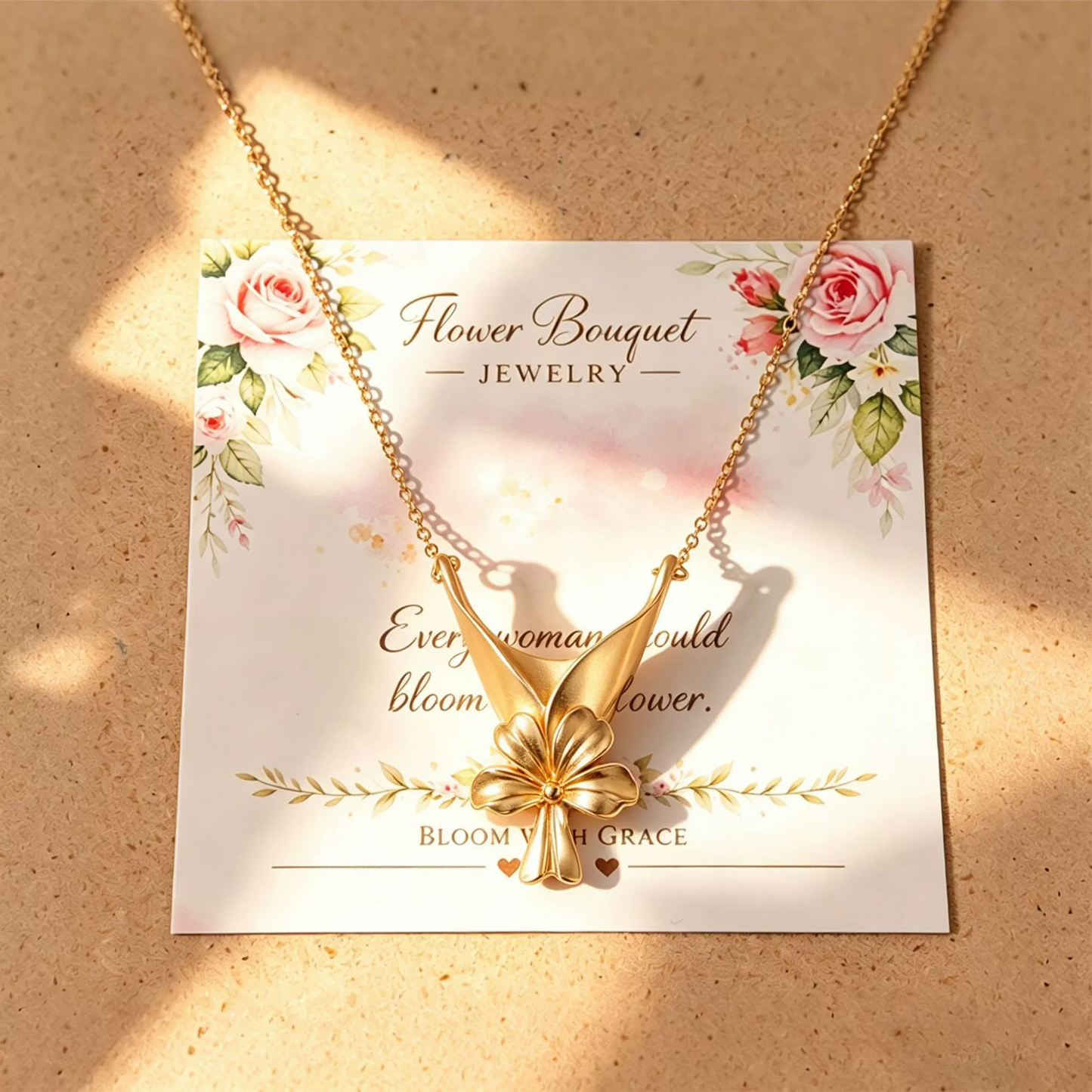 CZTICLE® Blooming Flower Bouquet Necklace – A Gift That Never Fades