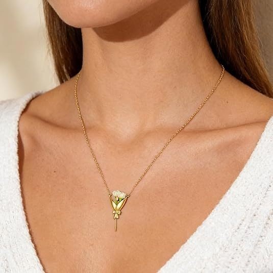 CZTICLE® Blooming Flower Bouquet Necklace – A Gift That Never Fades