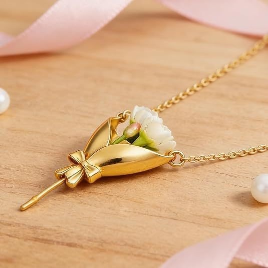 CZTICLE® Blooming Flower Bouquet Necklace – A Gift That Never Fades