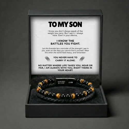 🍀LAST CHANCE: UP TO 45% OFF | Engraved Tiger Eye Son Bracelet