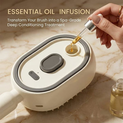 SVOZK®3-in-1 Electric Mist Detangling Brush for Frizz & Scalp Massage